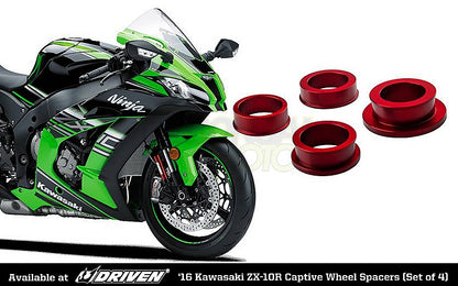 キャプティブ ホイールスペーサー  レッドアルマイト  SUZUKI-GSX-R750(06-10)