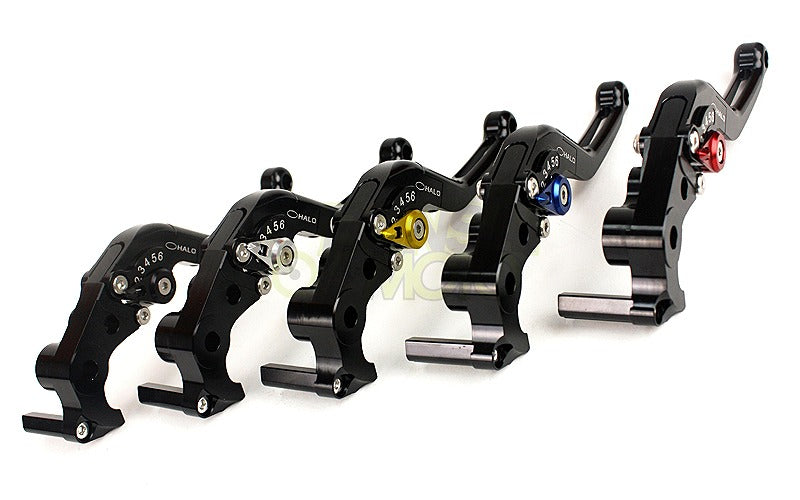 Halo フォールディング ブレーキレバー  アジャスターカラー/ブラック  RCS19マスター
