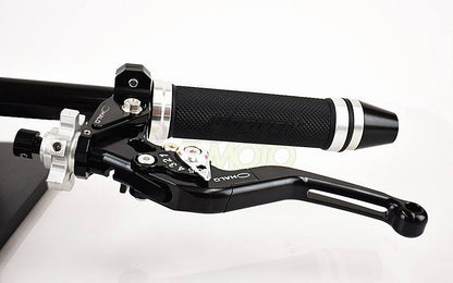 Halo Folding Clutch Lever, Adjuster Color: Silver, CBR1000RR (08-16)
