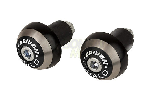 Halo Stainless Bar Ends Yamaha MT-07/MT-09/XSR900/MT-10 Black