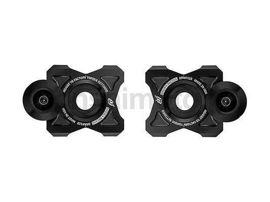 Axle Block Sliders Kawasaki Black Ninja250 (08-12)