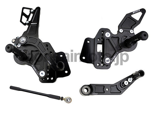 D-Axis Rearsets Street Style Blue SUZUKI GSX-R600/750 06-10