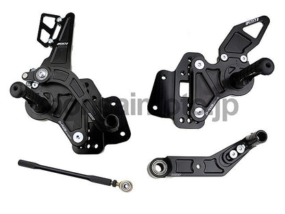 D-Axis バックステップ ストリートスタイル チタニウムグレー  SUZUKI GSX-R600/750 06-10
