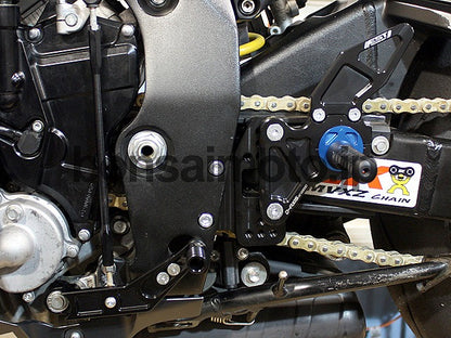 D-Axis バックステップ ストリートスタイル チタニウムグレー  SUZUKI GSX-R600/750 06-10