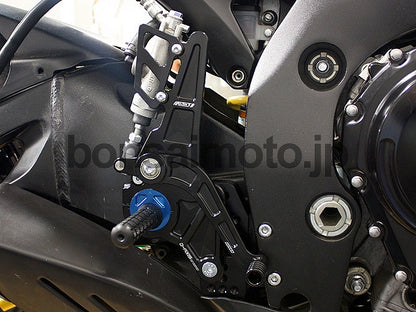 D-Axis バックステップ ストリートスタイル チタニウムグレー  SUZUKI GSX-R600/750 06-10