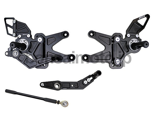 D-Axis バックステップ GPスタイル シルバー  YAMAHA R1 07-08