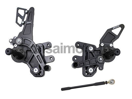 D-Axis Rear Sets Street Style Blue for SUZUKI GSX-R1000 07-08
