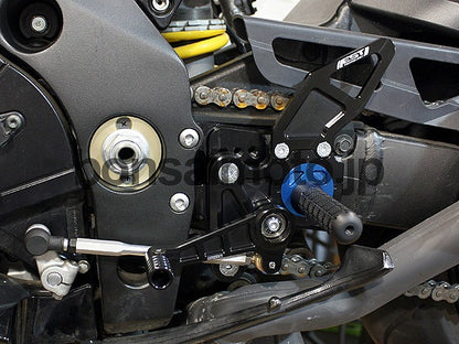 D-Axis バックステップ GPスタイル チタニウムグレー  SUZUKI GSX-R1000 07-08