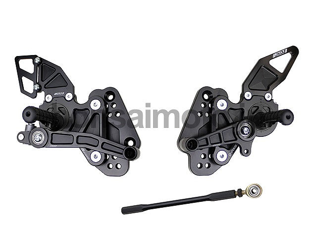 D-Axis バックステップ GPスタイル シルバー  SUZUKI GSX 1300R 99-07