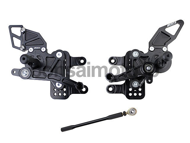 D-Axis バックステップ GPスタイル シルバー  KAWASAKI ZX-10R 06-11