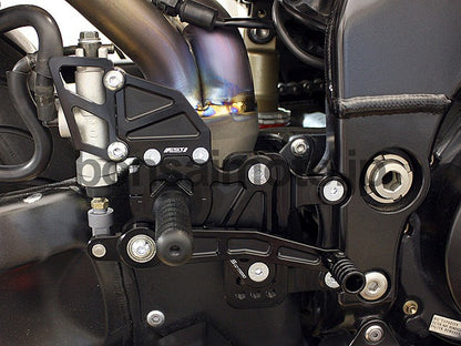 D-Axis バックステップ ストリートスタイル シルバー  KAWASAKI ZX-10R 06-11