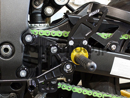 D-Axis バックステップ GPスタイル シルバー  KAWASAKI ZX-6R 05-11