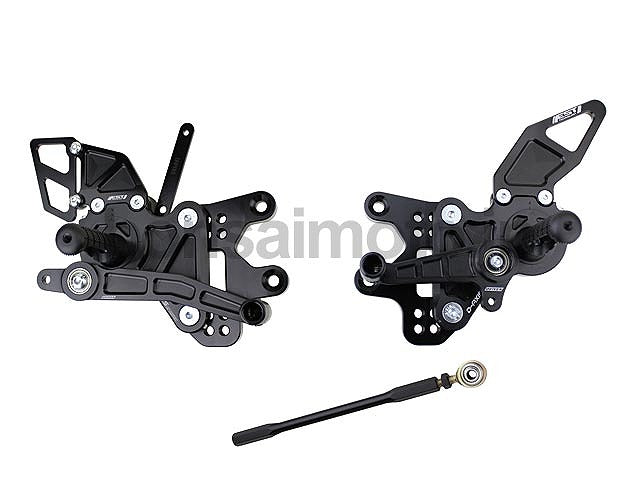 D-Axis バックステップ GPスタイル シルバー  HONDA CBR 600 RR 07-11 (ABS非対応)