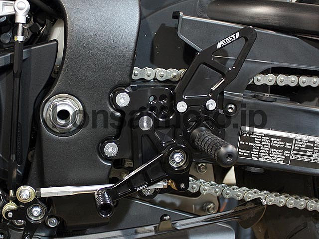 D-Axis Rearsets Street Style Red HONDA CBR 1000RR 08-10