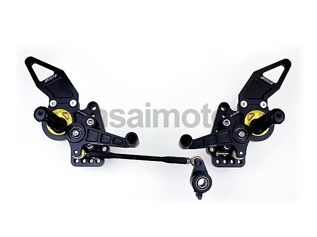 D-Axis バックステップ GPスタイル ゴールド  DUCATI 848/1098/1198