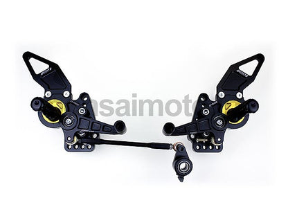 D-Axis バックステップ GPスタイル ゴールド  DUCATI 848/1098/1198