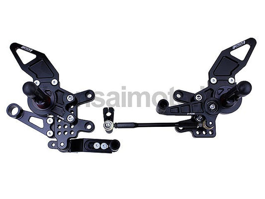 D-Axis Rear Sets Street Style Gold APRILIA RSV4 09-11