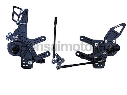 D-Axis Rearsets GP Style Blue TRIUMPH DAYTONA 675 06-11