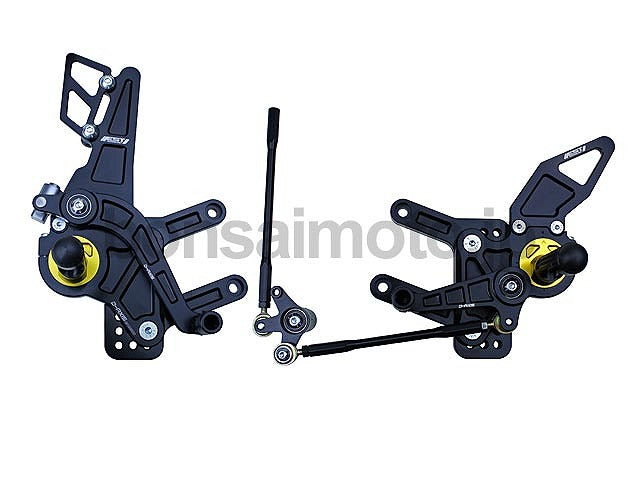 D-Axis Rearsets Street Style Red TRIUMPH DAYTONA 675 06-11