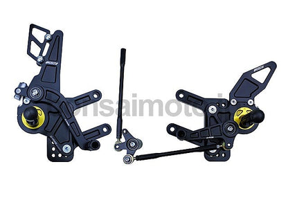 D-Axis Rearsets Street Style Red TRIUMPH DAYTONA 675 06-11