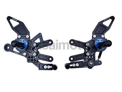 D-Axis Rearsets GP Style Blue BMW S1000RR 10-11