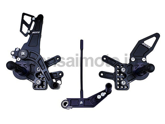 D-Axis Rearsets GP Style Black SUZUKI GSX-R600/750 11-