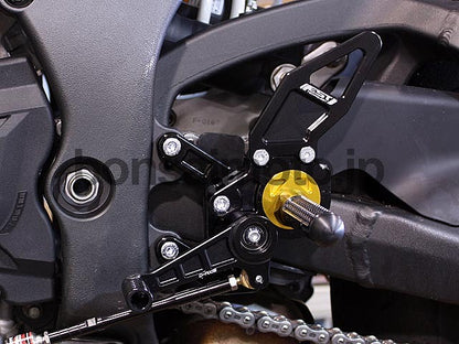 D-Axis Rearsets GP Style Silver Kawasaki ZX-10R 11-