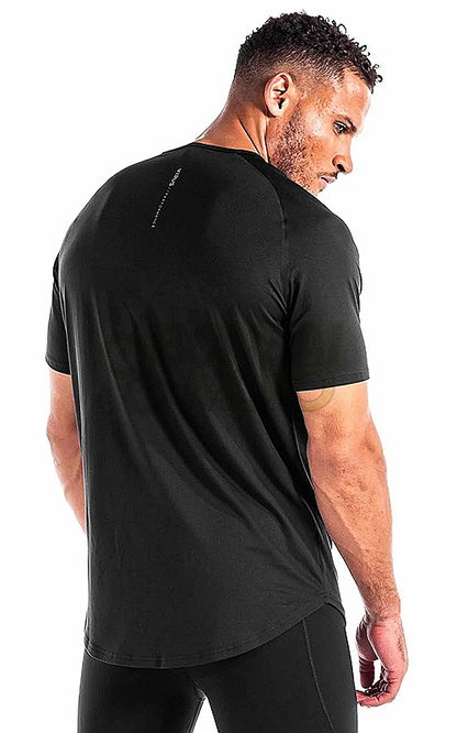 Classic Scoop Neck T-shirt Men's Quick Dry