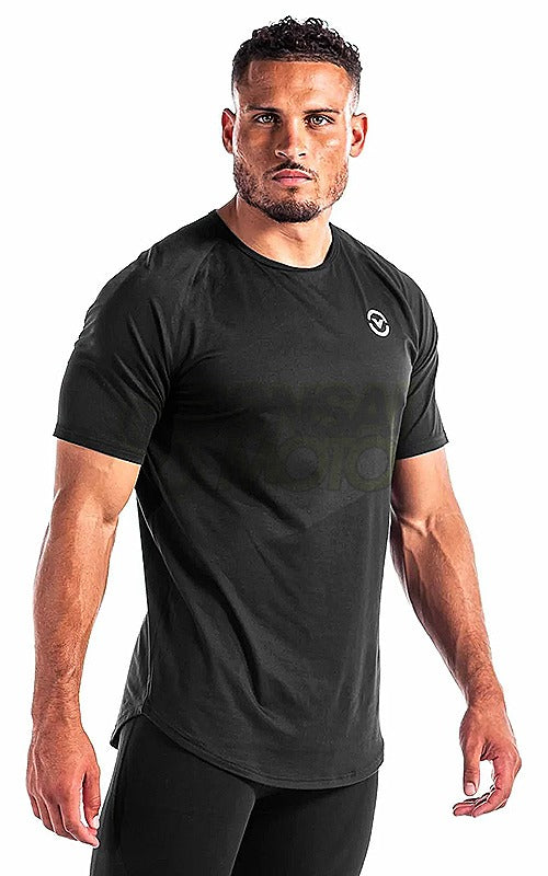 Classic Scoop Neck T-shirt Men's Quick Dry