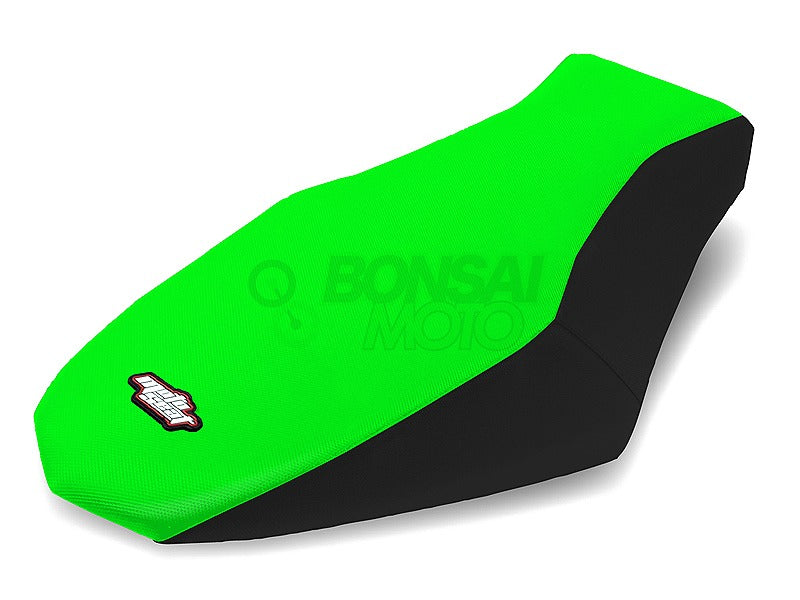POLARIS Two-Tone Seat Cover Black x KX Green RUSH 600/800 (11-14)