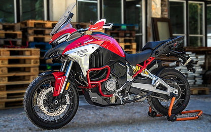 クラッシュバー  グロスレッド  DUCATI Multistrada V4