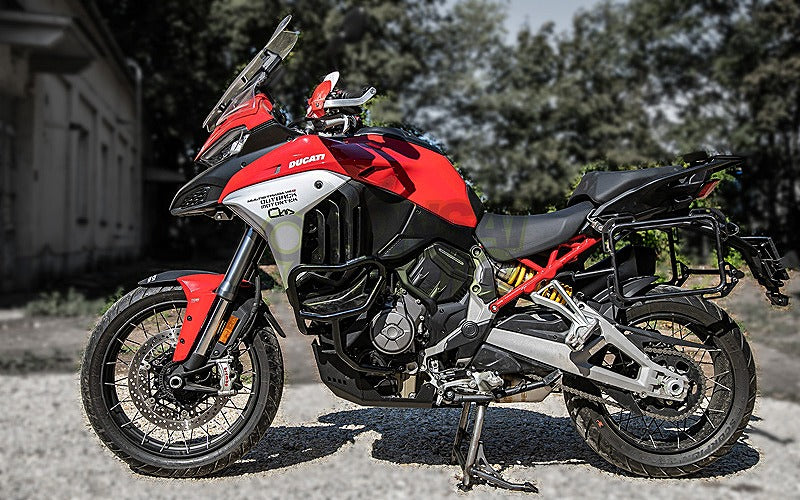 クラッシュバー  グロスレッド  DUCATI Multistrada V4