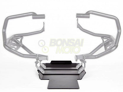 スキッドプレート  マットシルバー  BMW R1200GS(13-18) / GSA(14-18)