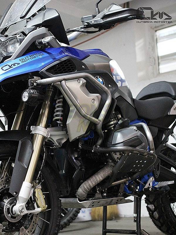 スキッドプレート  マットシルバー  BMW R1200GS(13-18) / GSA(14-18)