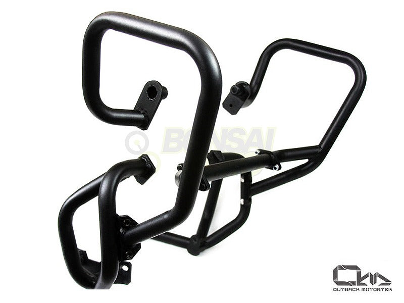 クラッシュバー  マットブラック  Triumph Tiger800(2012)