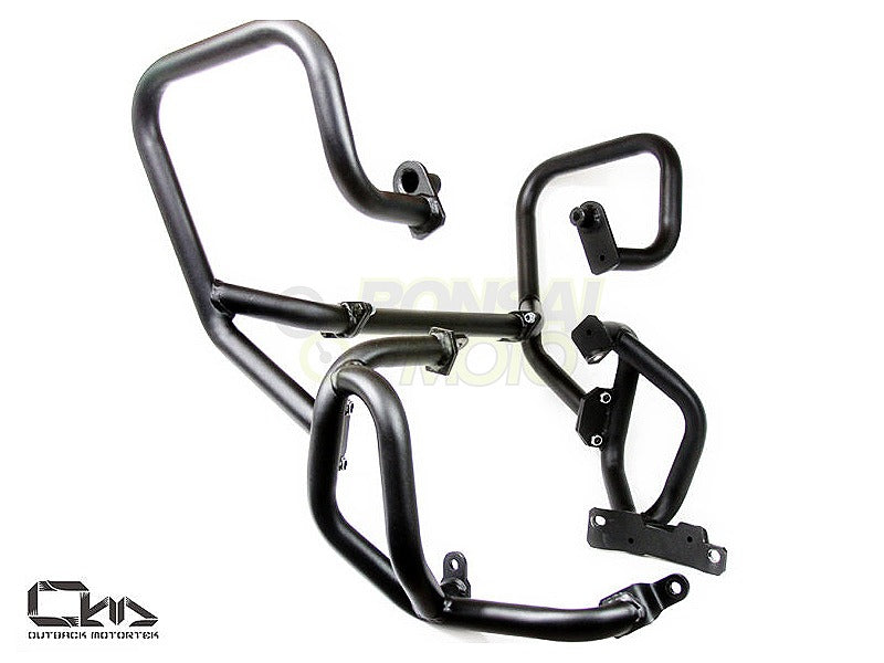 クラッシュバー  マットブラック  Triumph Tiger800(2014)