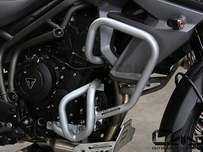 クラッシュバー  マットブラック  Triumph Tiger800(2014)