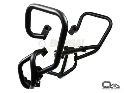 クラッシュバー  マットシルバー  Triumph Tiger800(2015)