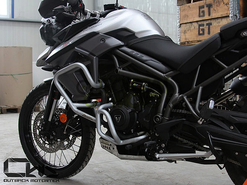 クラッシュバー  マットブラック  Triumph Tiger800(2015)