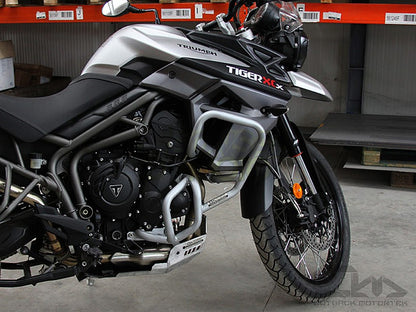 クラッシュバー  マットシルバー  Triumph Tiger800(2016)
