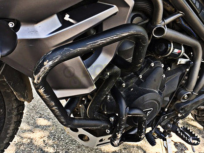 クラッシュバー  マットブラック  Triumph Tiger800(2017)