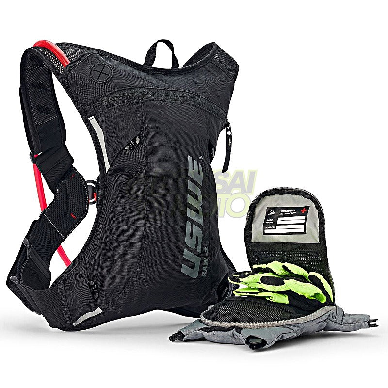 ロウ3 ハイエンドモデル 2Lハイドレーションパック付属  カーボンブラック