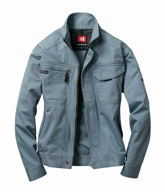 長袖ブルゾン ミストブルー 春夏用 メンズ