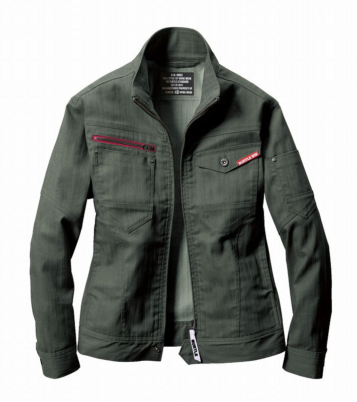 【アウトレット】長袖ジャケット ミルスグリーン M ユニセックス 秋冬用