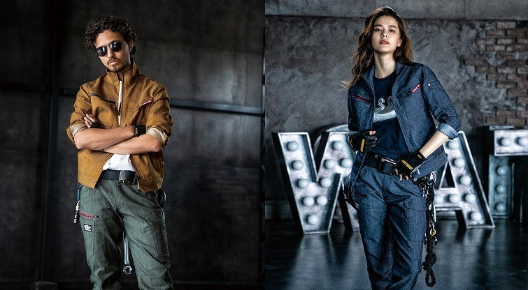 【アウトレット】長袖ジャケット インディゴ S ユニセックス 秋冬用