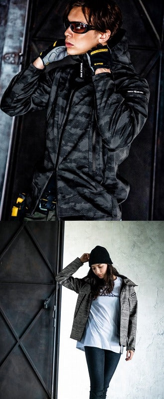 ウインドブレーカージャケット フーデッドジャケット バーク ユニセックス 秋冬用