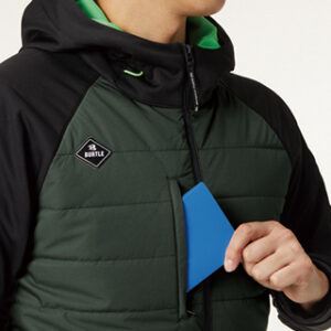 防風フーディジャケット ミルスグリーン