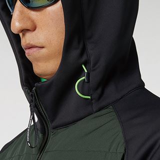 防風フーディジャケット ジェットパープル