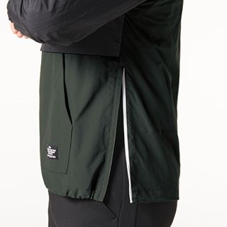 防風アノラックパーカー アーミカーキ