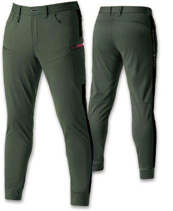 防風ジョガーパンツ ミルスグリーン 秋冬